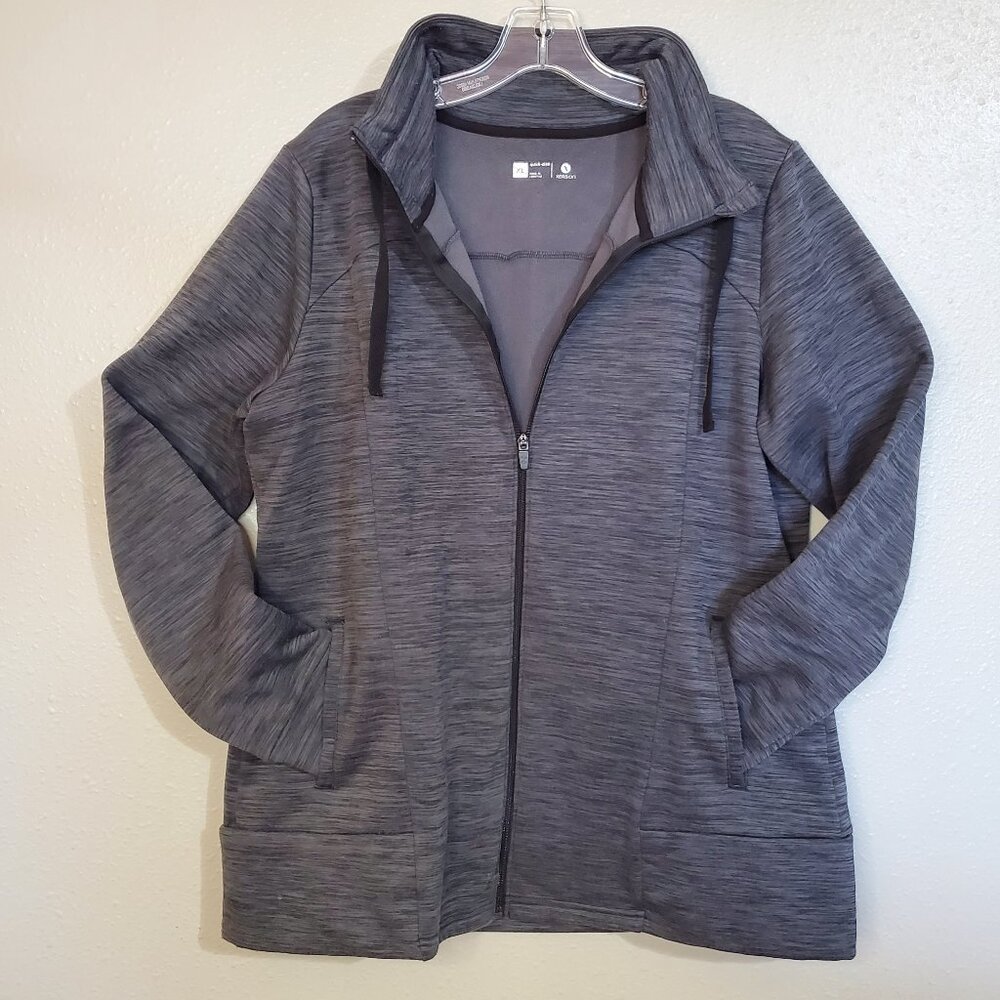 Xersion Fleece Lined Zip Sweatshirt Jacket Women's XL